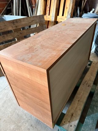 Mueble de oficina 3 cajones madera