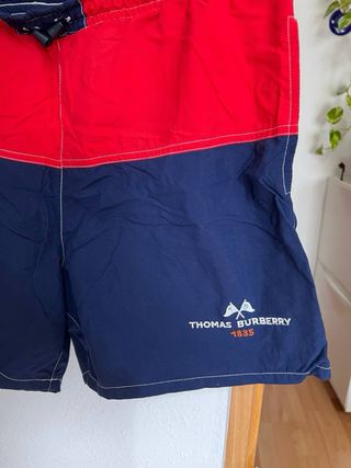 Bañador Thomas Burberry Azul/Rojo