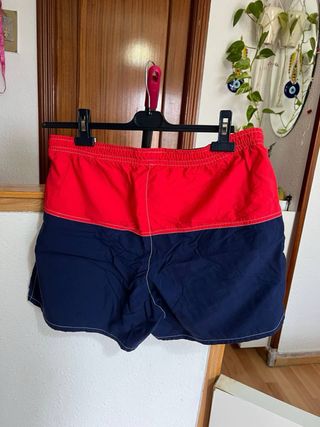 Bañador Thomas Burberry Azul/Rojo