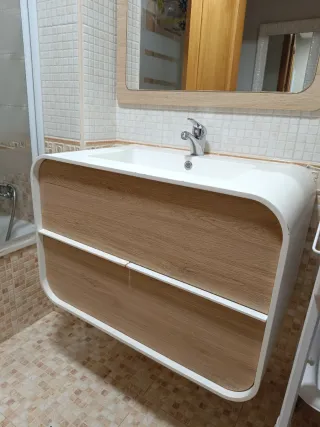 Conjunto baño diseño moderno