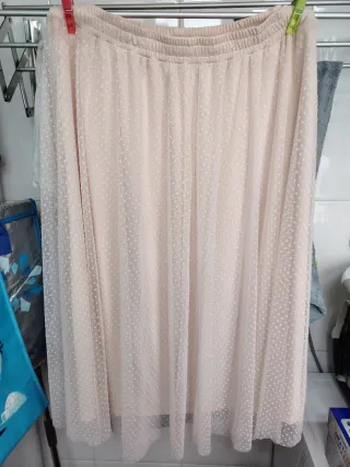 Falda larga tul. Talla L