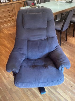 Par de sillones cómodos tapizados