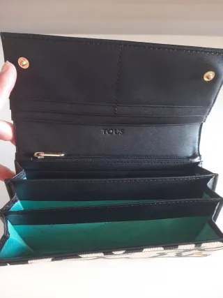 Monedero Tous Beige y Negro