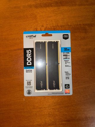 Crucial Pro DDR5 32GB (2x16GB) 6000MHz RAM