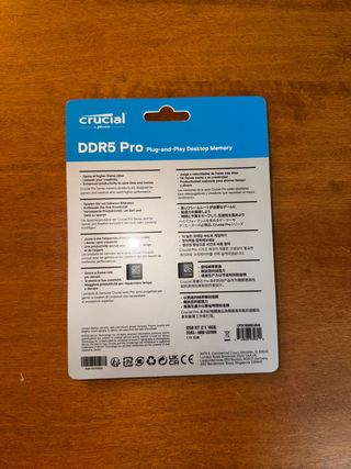 Crucial Pro DDR5 32GB (2x16GB) 6000MHz RAM