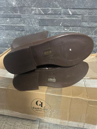 Stivali alti in pelle Gabylou tg 38