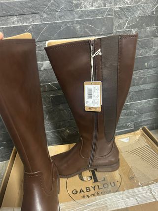 Stivali alti in pelle Gabylou tg 38