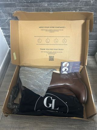 Stivali alti in pelle Gabylou tg 38