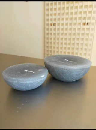 2 Candele Relax Pietra Artigianali