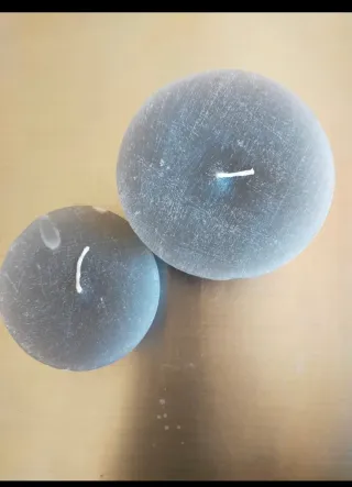 2 Candele Relax Pietra Artigianali