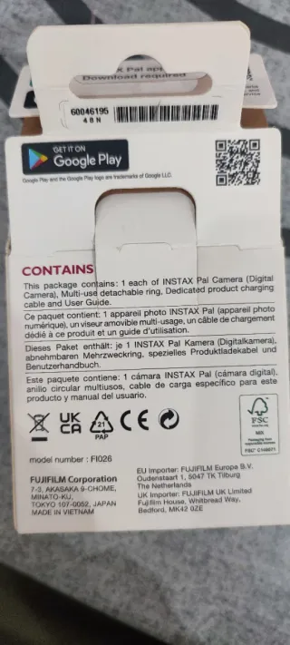 Cámara Fujifilm Instax Pal Rosa