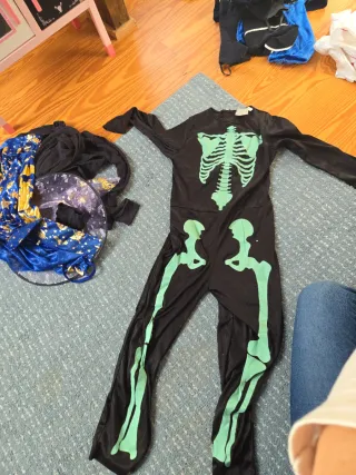 Disfraz esqueleto niño 8 años