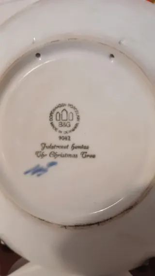 Piatto Natale 1982 Bing & Grondahl porcellana