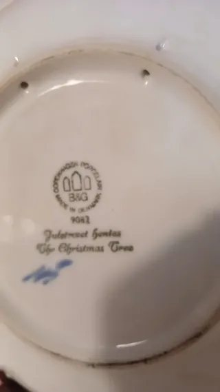 Piatto Natale 1982 Bing & Grondahl porcellana