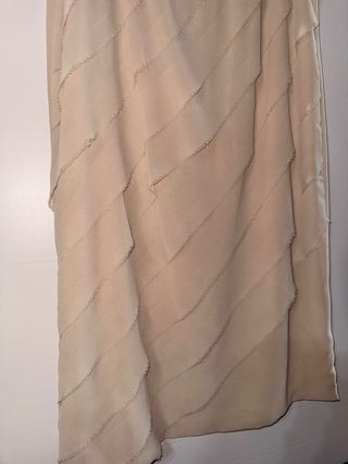 Abito smanicato Conbipel beige a strati