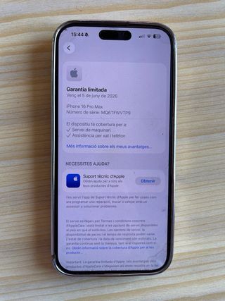 iPhone 16 Pro Max 512 GB Oro Rosa.