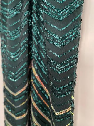 Vestido corte sirena de lentejuelas