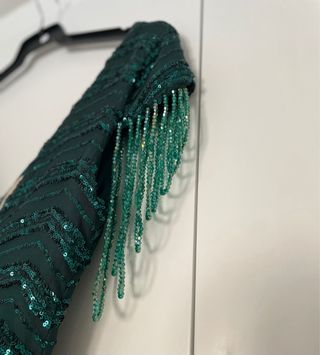 Vestido corte sirena de lentejuelas