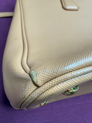 Bolso Prada Galleria Beige Negro