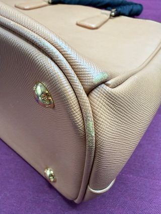 Bolso Prada Galleria Beige Negro