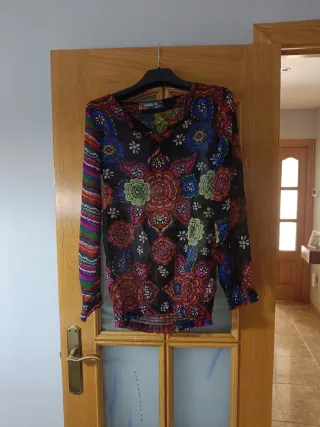 Blusa Desigual Talla M Mujer Multicolor