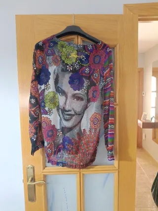 Blusa Desigual Talla M Mujer Multicolor