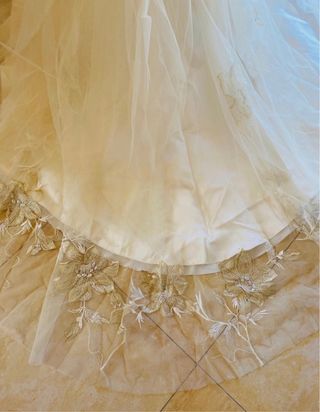 Vestido Novia Christian Lacroix Beige/Oro