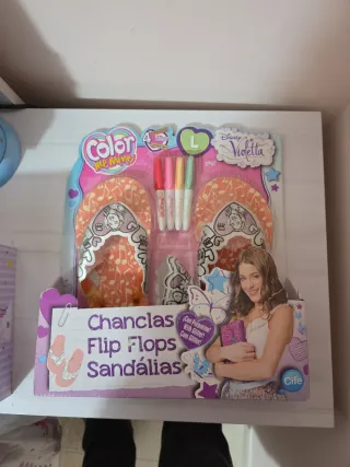 Chanclas Disney Violetta Talla L