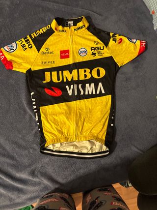 Maillot Ciclismo Jumbo Visma Oficial Niño