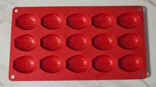 Molde de silicona para repostería.