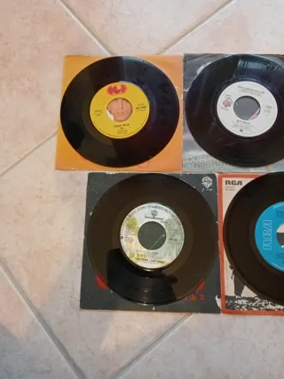 Lotto 5 Vinili 45 Giri Pop Rock