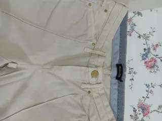 Pantalones Massimo Dutti Beige