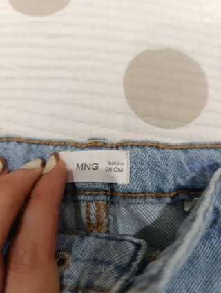 Vaqueros niño Mango Talla 2-3