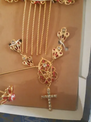 Joyas adorno de traje regional de Alicantina