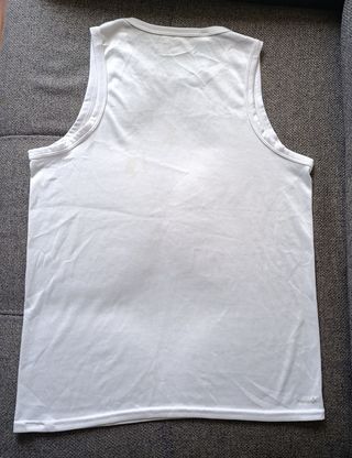 Camiseta Tirantes Domyos Blanca Gym Talla XS