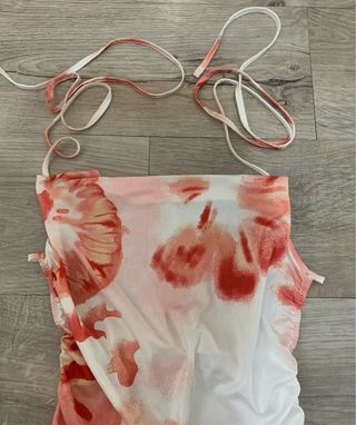 Vestido corto floral verano