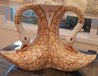 Vaso Cisne in Ceramica di Santa Rufina. Aldaya-Valencia