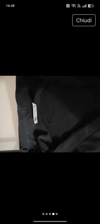 Camicia Zara donna raso XS