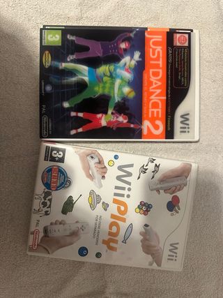 Pack 2 Juegos Wii: Just Dance 2 y Wii Play
