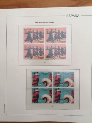 SUPLEMENTO AÑO 2009. BLOQUE DE 4. HOJAS EDIFIL SIN