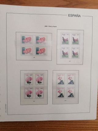 SUPLEMENTO AÑO 2009. BLOQUE DE 4. HOJAS EDIFIL SIN