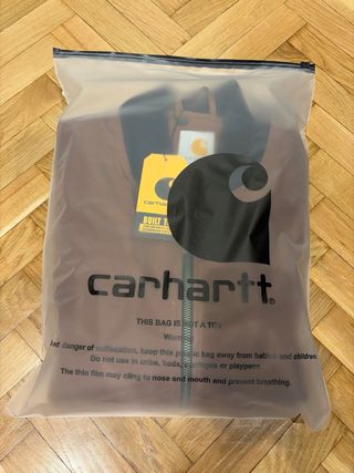 Chaleco Carhartt Marrón Talla L Full Zipped