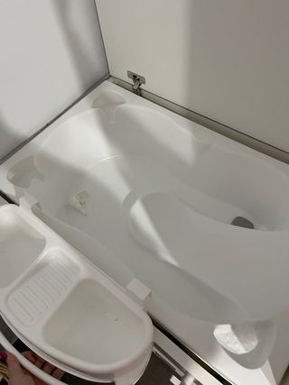 Mueble bañera cambiador