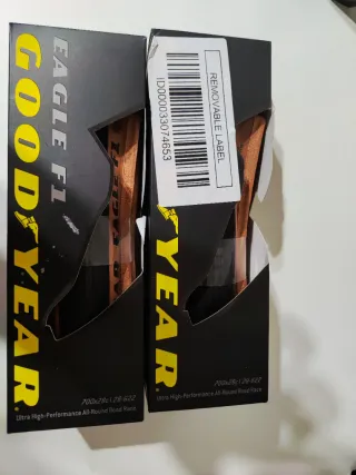 Pack 2 cubiertas carretera Goodyear