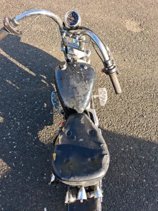 Minimoto Chopper Negra