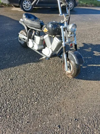 Minimoto Chopper Negra