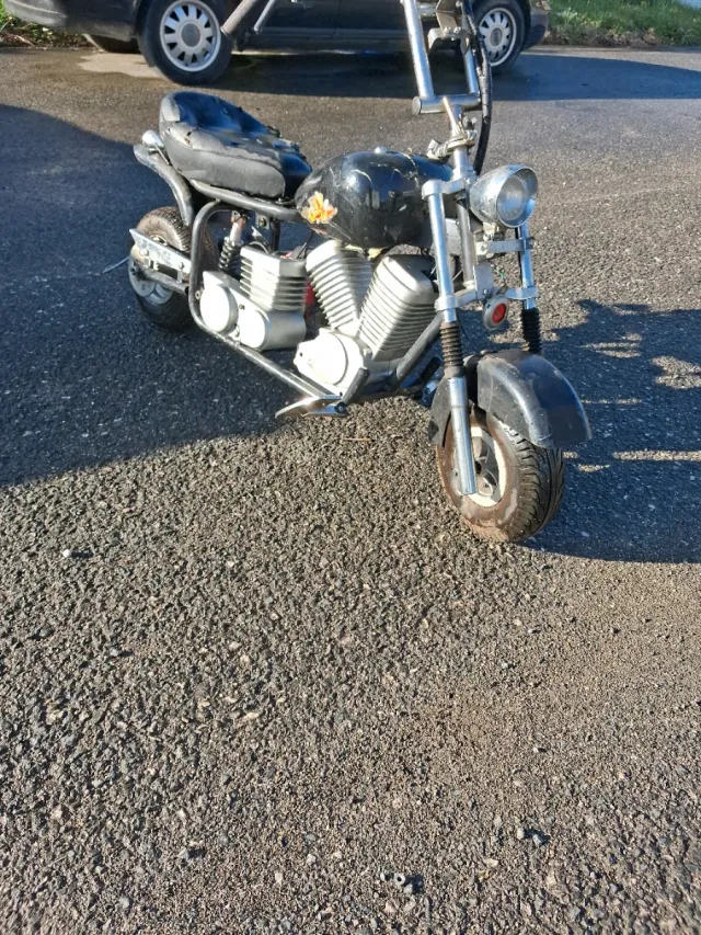 Minimoto Chopper Negra