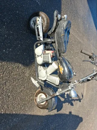 Minimoto Chopper Negra