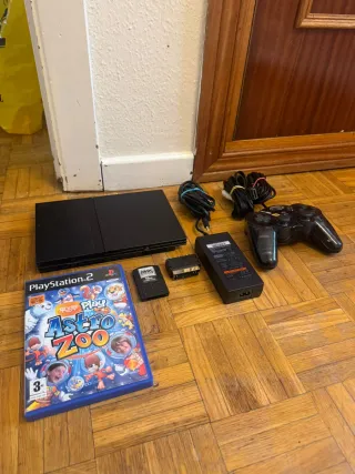 Console PS2 con controller, 1 gioco, problema di memoria e lettore