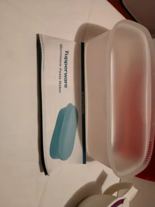 Tupperware Set per Pasta Rosso e Bianco